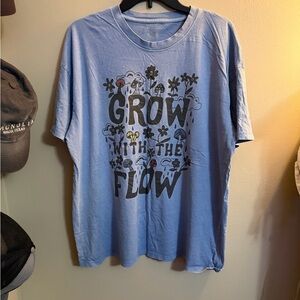 American Eagle Outfitters Sky Blue T-Shirt